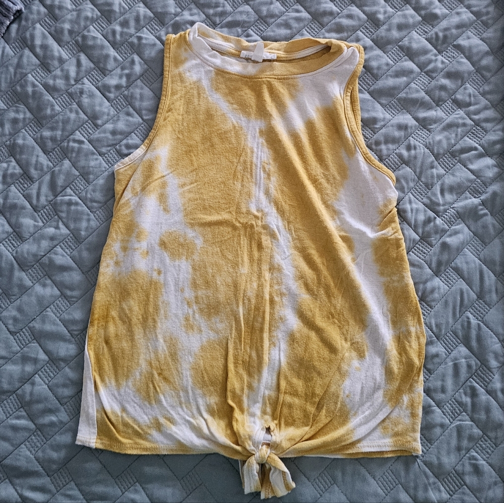 Sunny Tie-Dye Sleeveless Tank for Kids